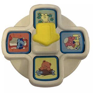 Playskool Peek'n Pop Flip Toy Vintage 1990 Manual Classic #5127 Working Baby Fun